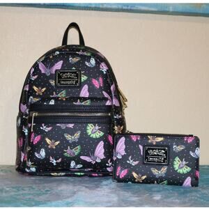 Loungefly Bug Flying Type Pokemon Backpack Set